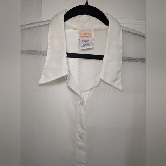 Roaman's Tops - Vintage Plus Size Sheer Shirt